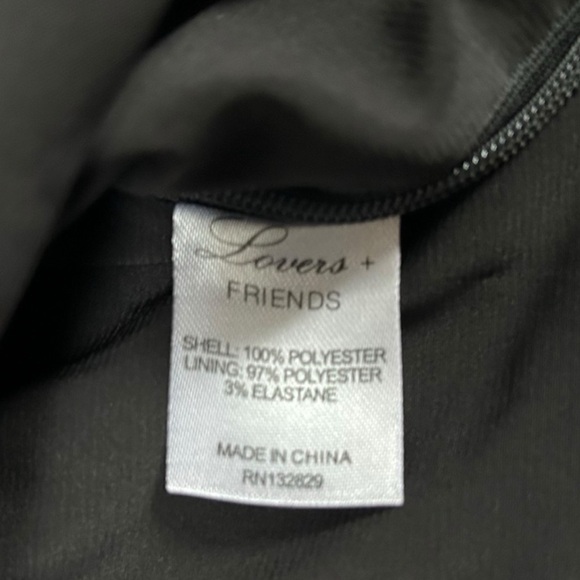 NWT Lovers + Friends Women’s‎ Black Floral Tropical Cropped Top Midi Skirt Small - Picture 7 of 8